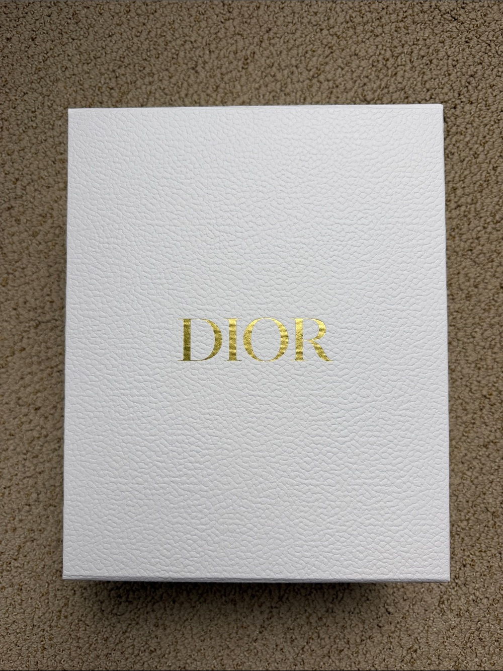 Dior empty bag box (8.5in x 10.5in x 5in)